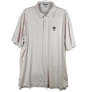 Peter Millar Summer Comfort Golf Polo Shirt Utopia XL Guitar Burger‎ Sailing